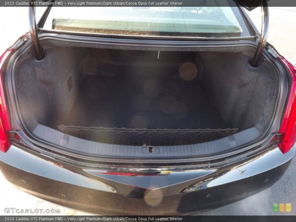 Very Light Platinum/Dark Urban/Cocoa Opus Full Leather Interior Trunk for the 2013 Cadillac XTS Platinum FWD #75446538
