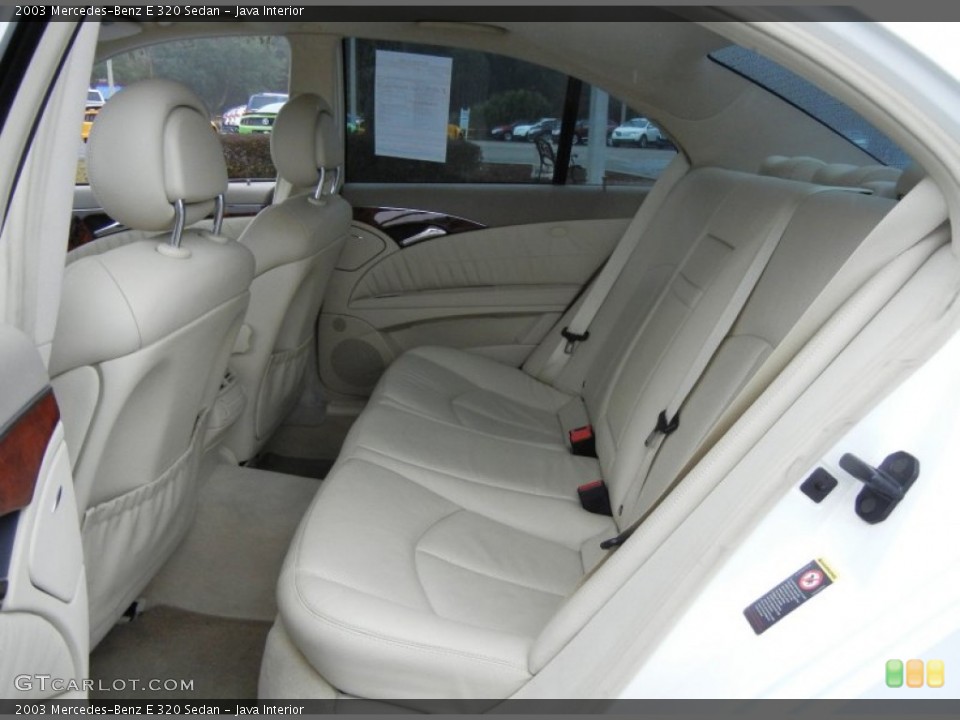 Java Interior Rear Seat for the 2003 Mercedes-Benz E 320 Sedan #75449388
