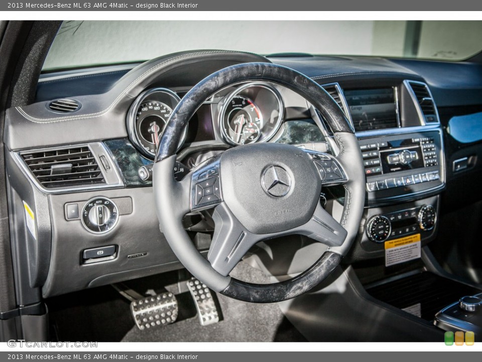 designo Black Interior Steering Wheel for the 2013 Mercedes-Benz ML 63 AMG 4Matic #75450945
