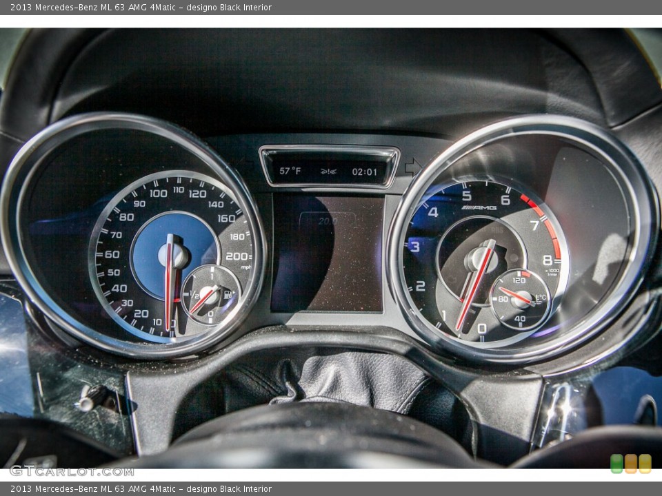designo Black Interior Gauges for the 2013 Mercedes-Benz ML 63 AMG 4Matic #75450966