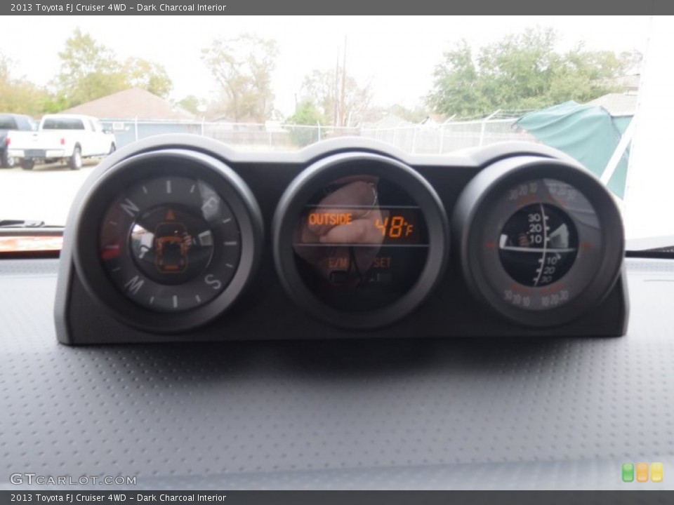 Dark Charcoal Interior Gauges for the 2013 Toyota FJ Cruiser 4WD #75458288