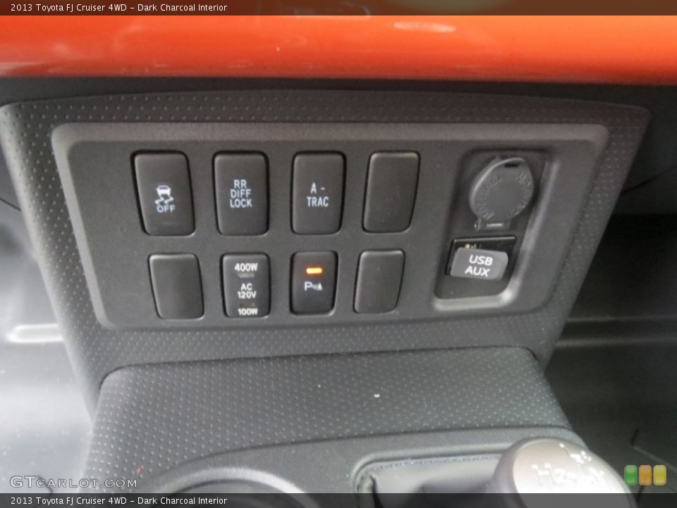 Dark Charcoal Interior Controls for the 2013 Toyota FJ Cruiser 4WD #75458408
