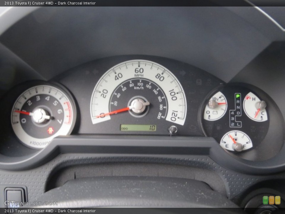 Dark Charcoal Interior Gauges for the 2013 Toyota FJ Cruiser 4WD #75458468