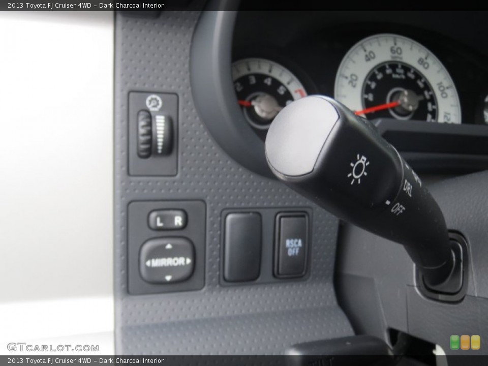 Dark Charcoal Interior Controls for the 2013 Toyota FJ Cruiser 4WD #75458479