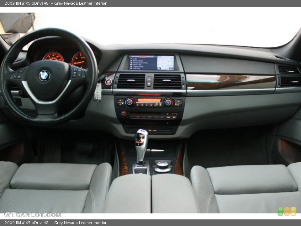 Grey Nevada Leather Interior Dashboard for the 2009 BMW X5 xDrive48i #75458542