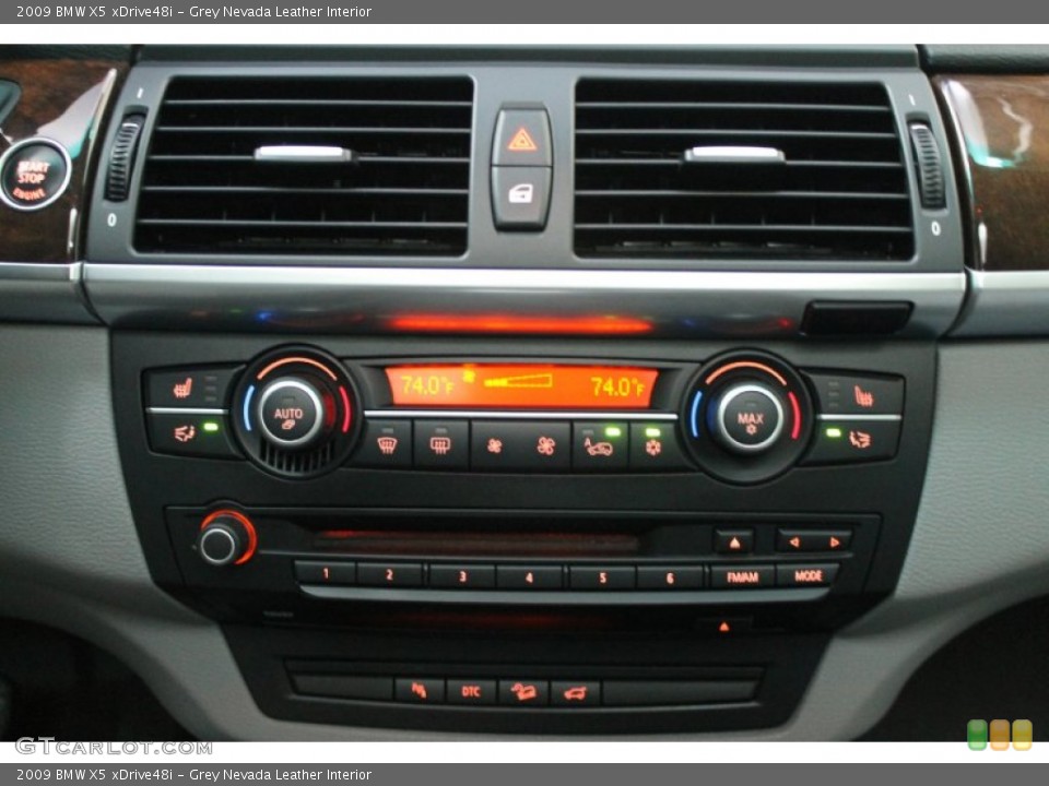 Grey Nevada Leather Interior Controls for the 2009 BMW X5 xDrive48i #75458561