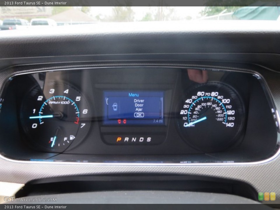 Dune Interior Gauges for the 2013 Ford Taurus SE #75459100
