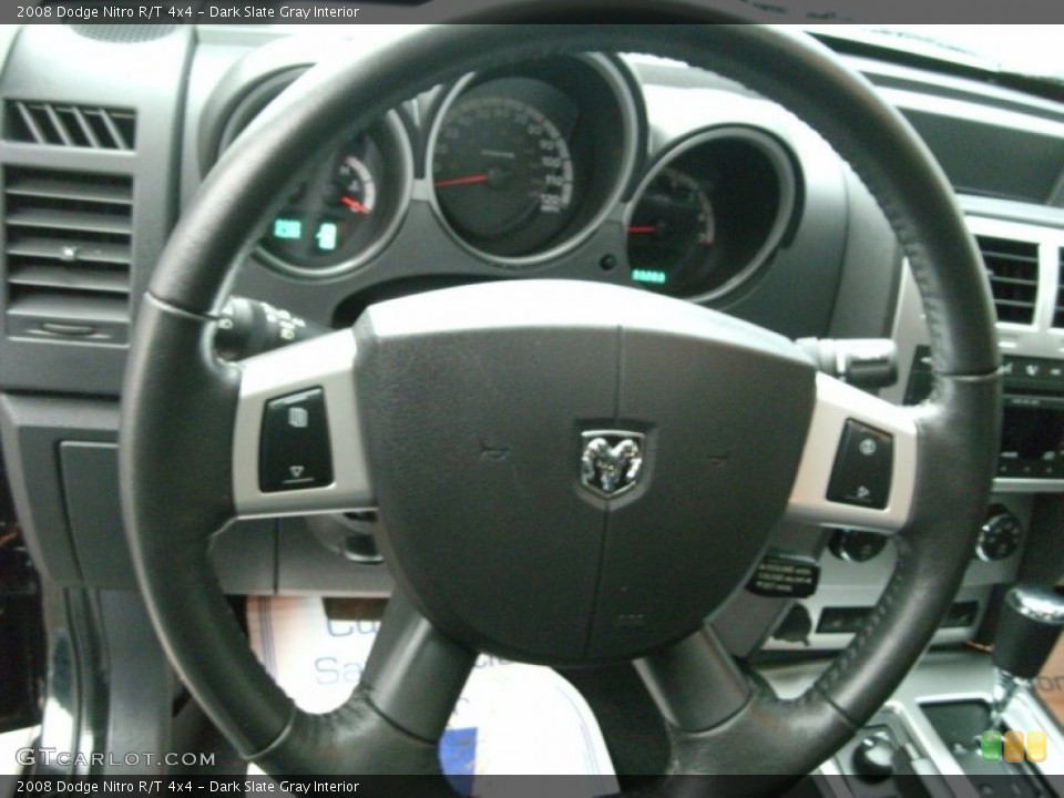 Dark Slate Gray Interior Steering Wheel for the 2008 Dodge Nitro R/T 4x4 #75459344