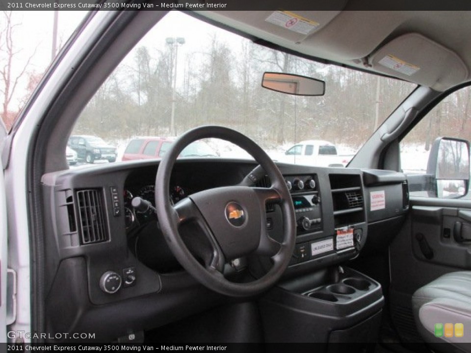 Medium Pewter Interior Dashboard for the 2011 Chevrolet Express Cutaway 3500 Moving Van #75461066