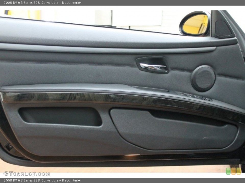 Black Interior Door Panel for the 2008 BMW 3 Series 328i Convertible #75462077