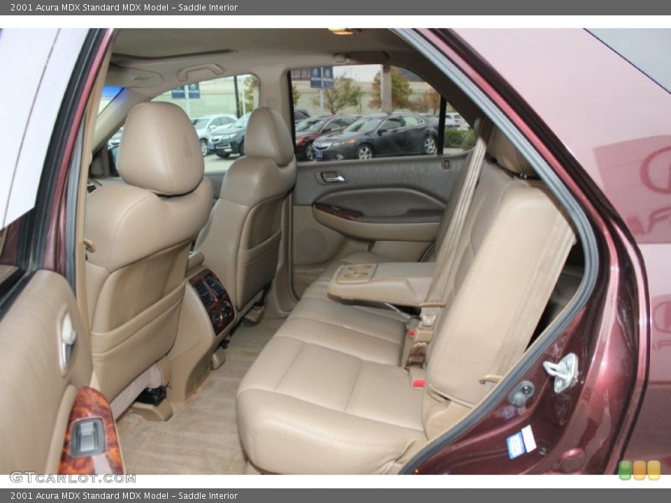 Saddle Interior Rear Seat for the 2001 Acura MDX  #75462787