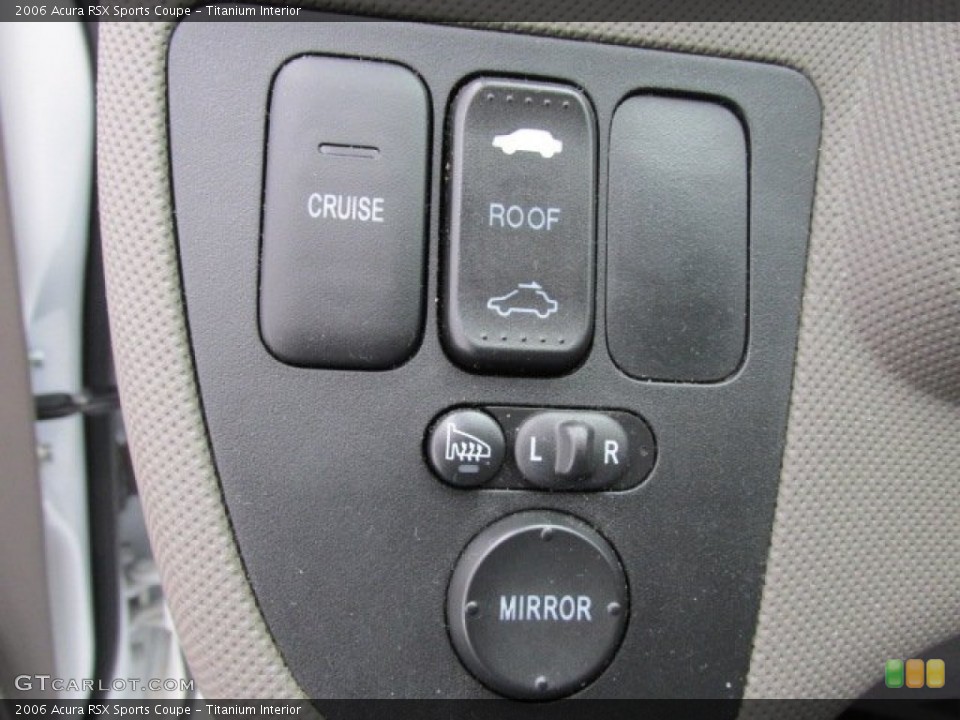 Titanium Interior Controls for the 2006 Acura RSX Sports Coupe #75462843