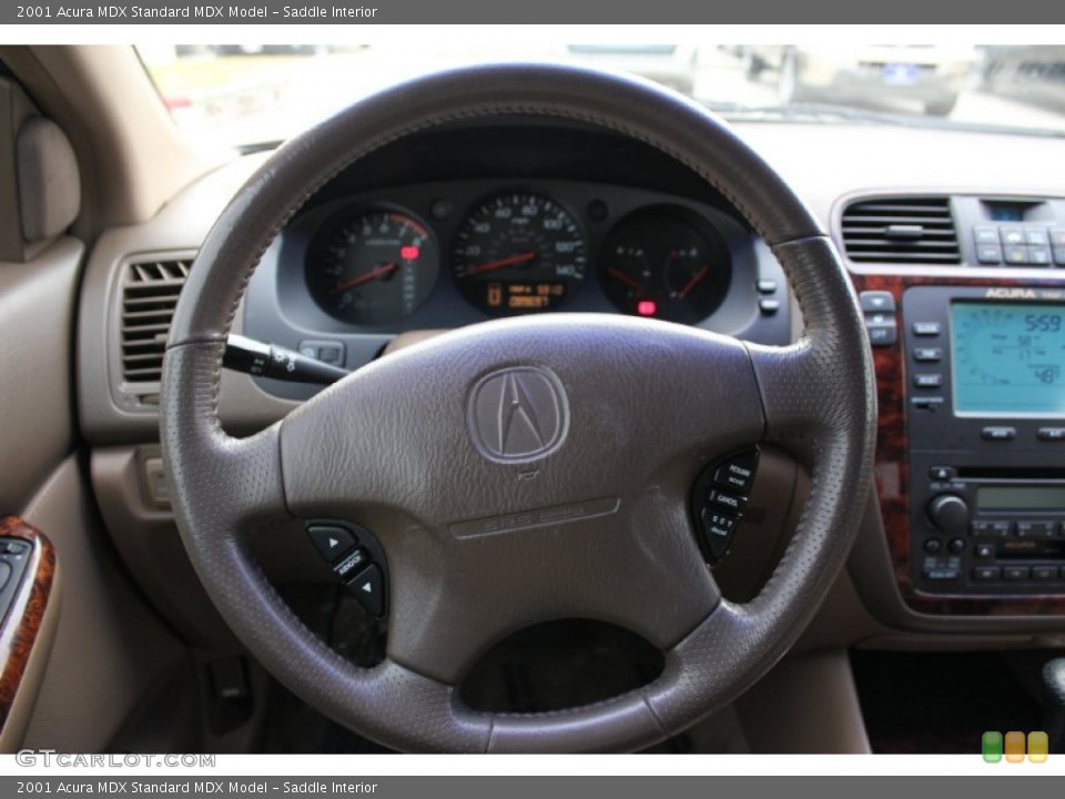 Saddle Interior Steering Wheel for the 2001 Acura MDX  #75462962