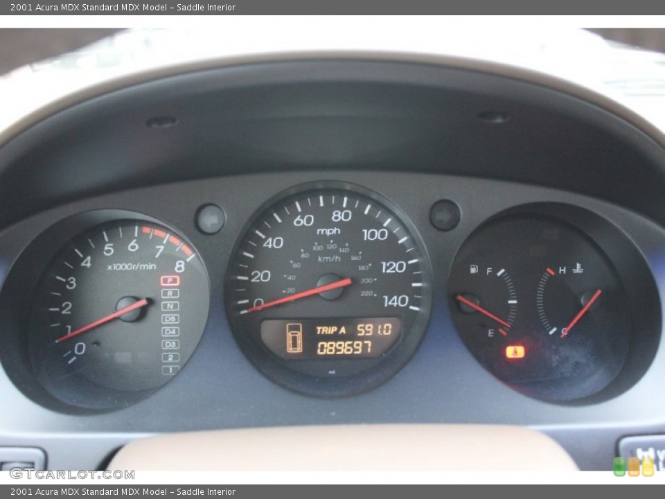Saddle Interior Gauges for the 2001 Acura MDX  #75463025