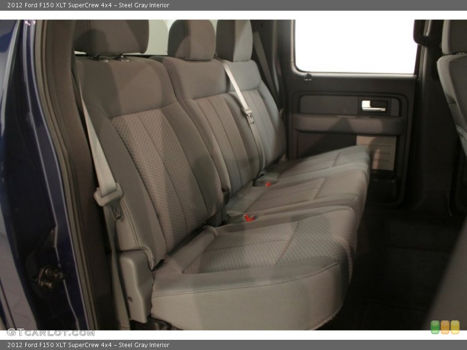 Steel Gray Interior Rear Seat for the 2012 Ford F150 XLT SuperCrew 4x4 #75463471