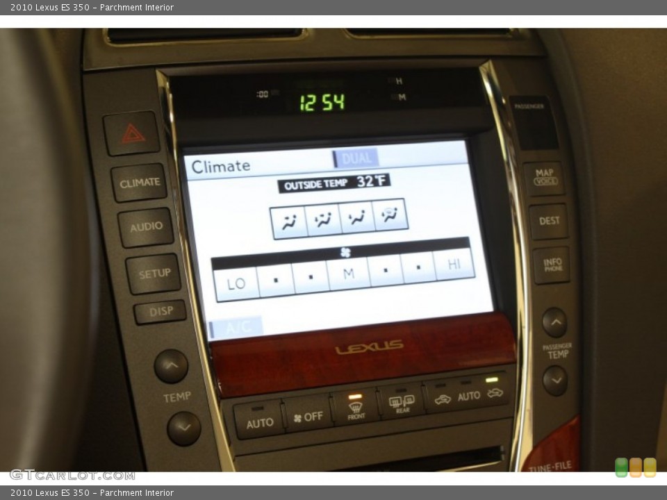 Parchment Interior Controls for the 2010 Lexus ES 350 #75466020