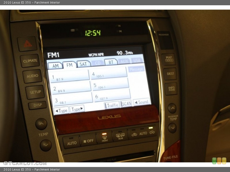Parchment Interior Audio System for the 2010 Lexus ES 350 #75466052