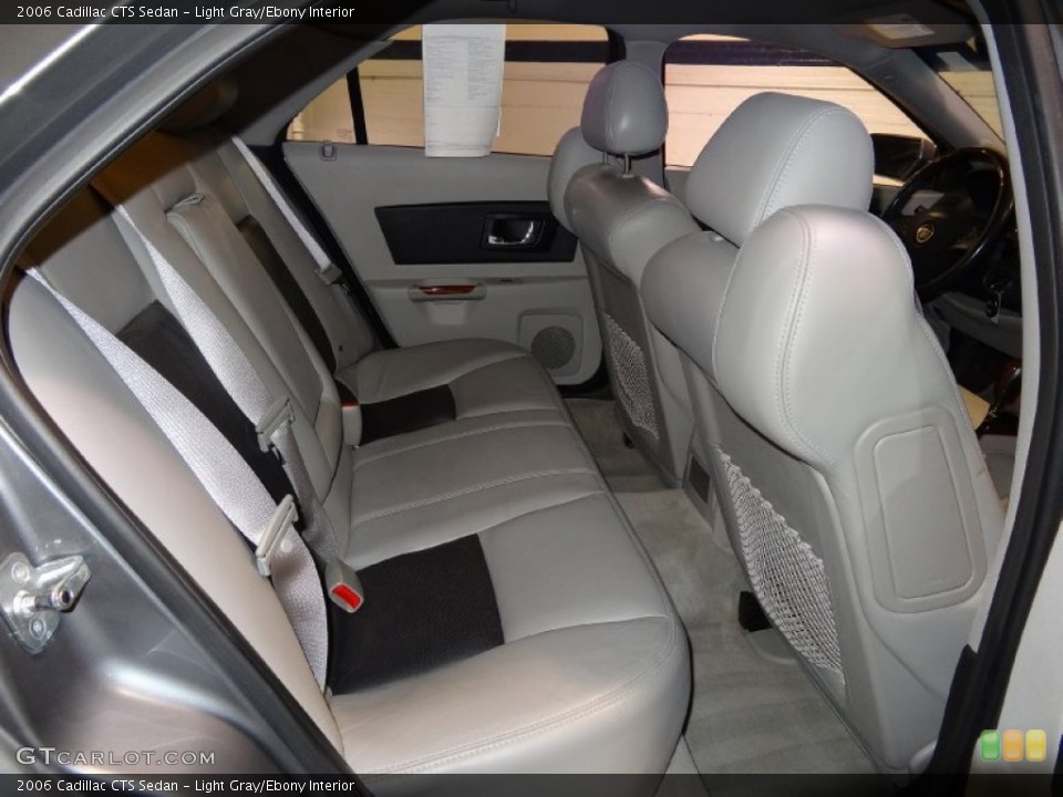 Light Gray/Ebony Interior Rear Seat for the 2006 Cadillac CTS Sedan #75469334