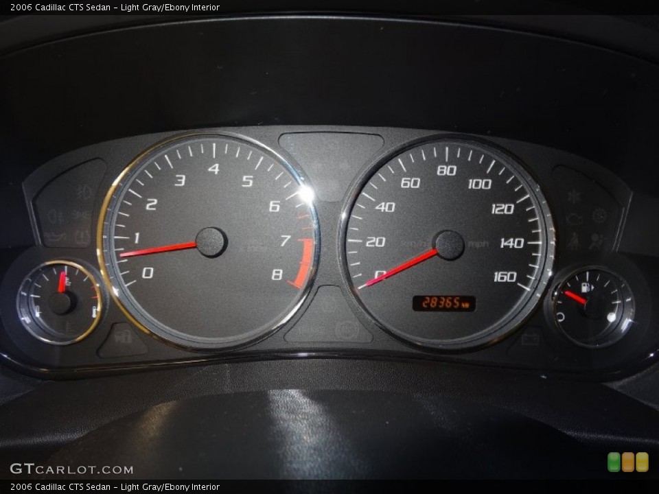 Light Gray/Ebony Interior Gauges for the 2006 Cadillac CTS Sedan #75469595
