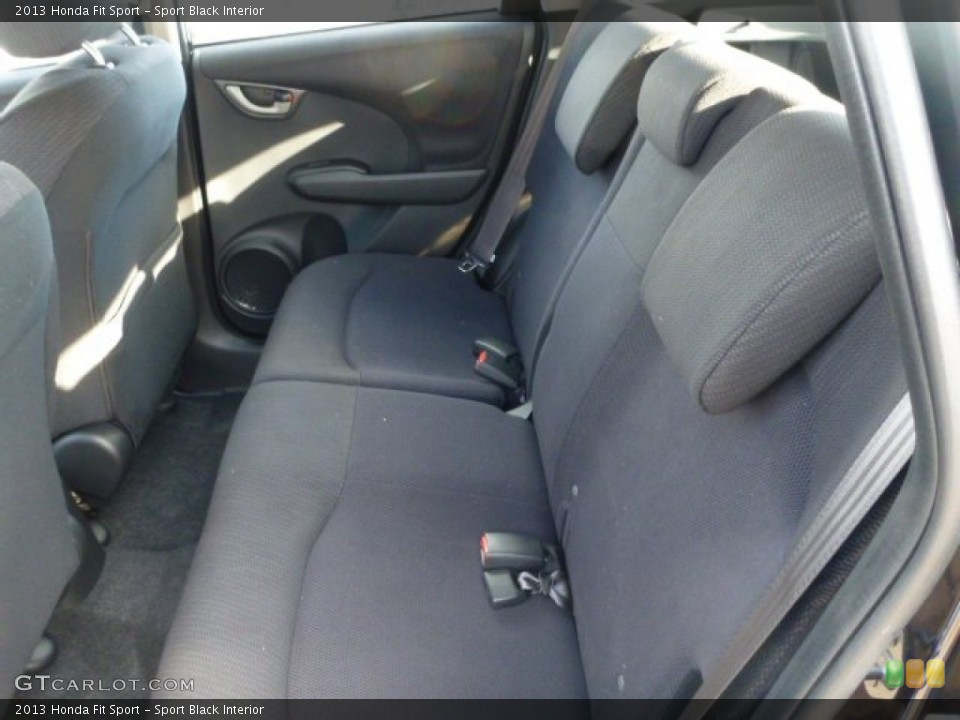 Sport Black Interior Rear Seat for the 2013 Honda Fit Sport #75471918