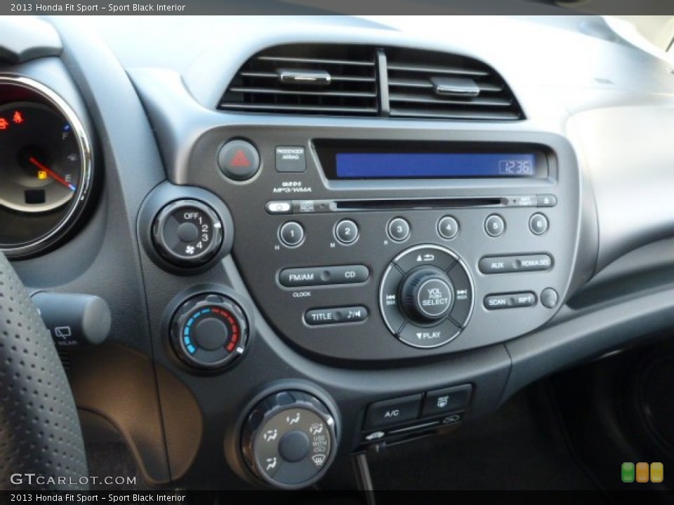 Sport Black Interior Controls for the 2013 Honda Fit Sport #75472074