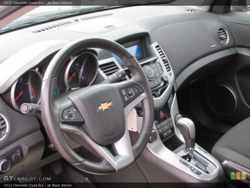 Jet Black Interior Dashboard for the 2012 Chevrolet Cruze Eco #75473839