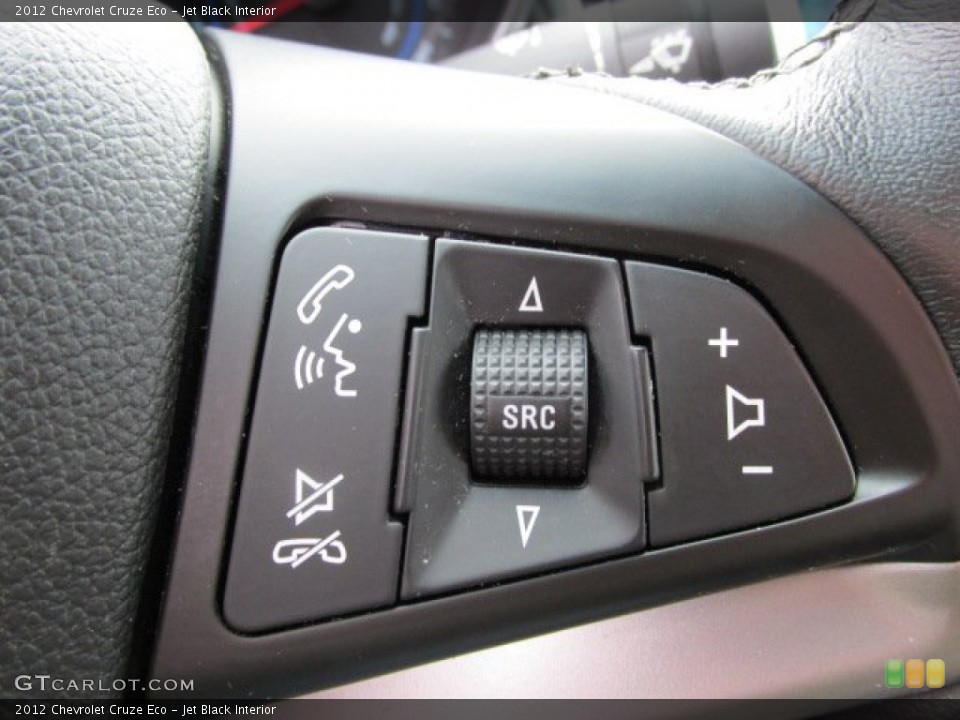 Jet Black Interior Controls for the 2012 Chevrolet Cruze Eco #75473984