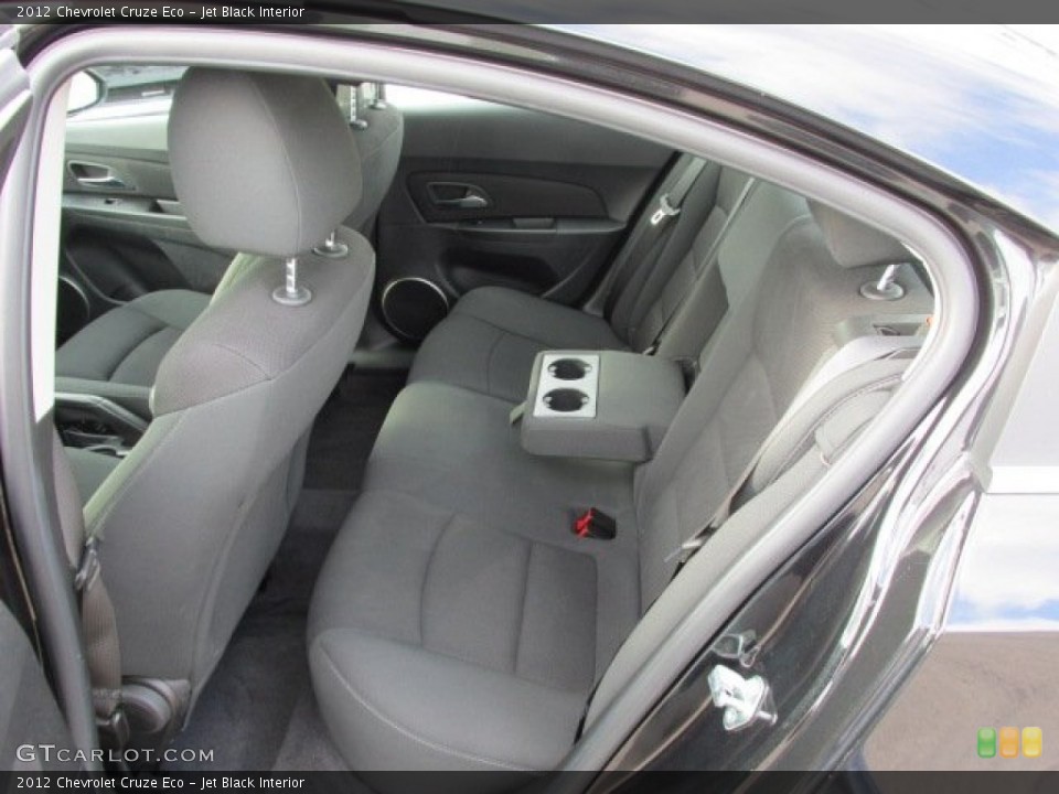 Jet Black Interior Rear Seat for the 2012 Chevrolet Cruze Eco #75474029