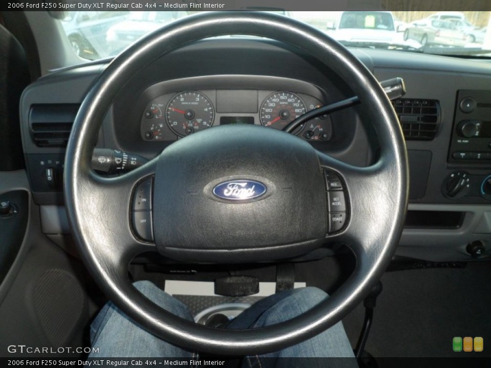 Medium Flint Interior Steering Wheel for the 2006 Ford F250 Super Duty XLT Regular Cab 4x4 #75475136