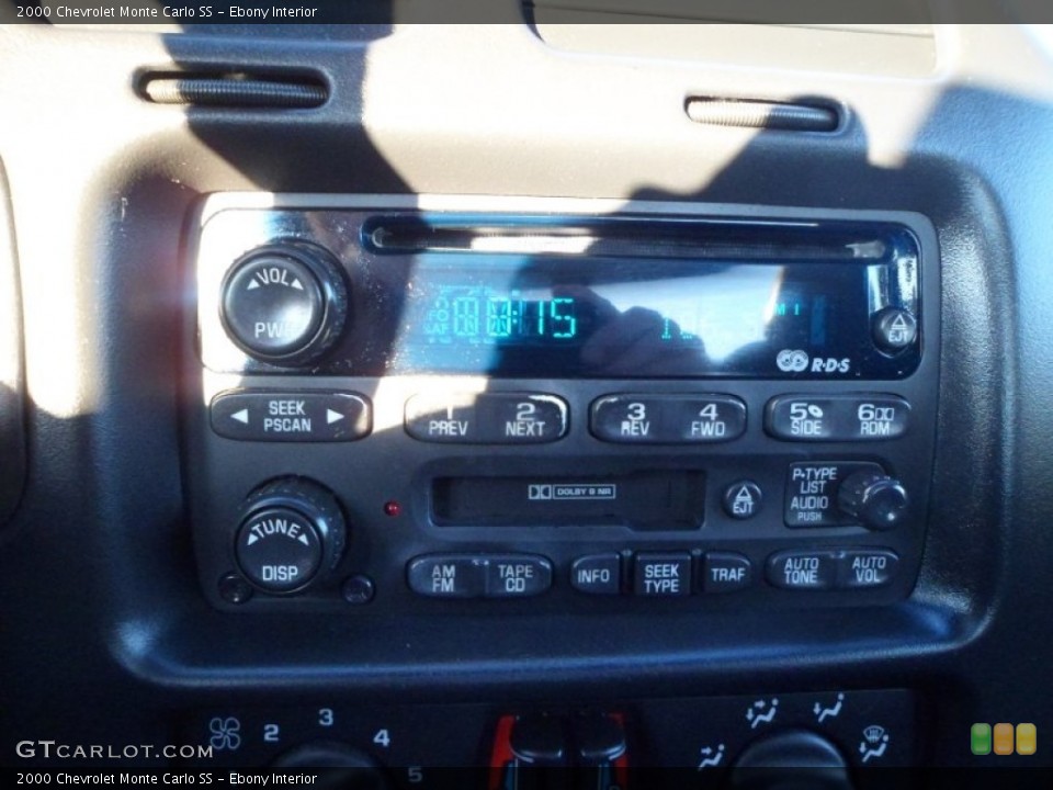 Ebony Interior Audio System for the 2000 Chevrolet Monte Carlo SS #75475739