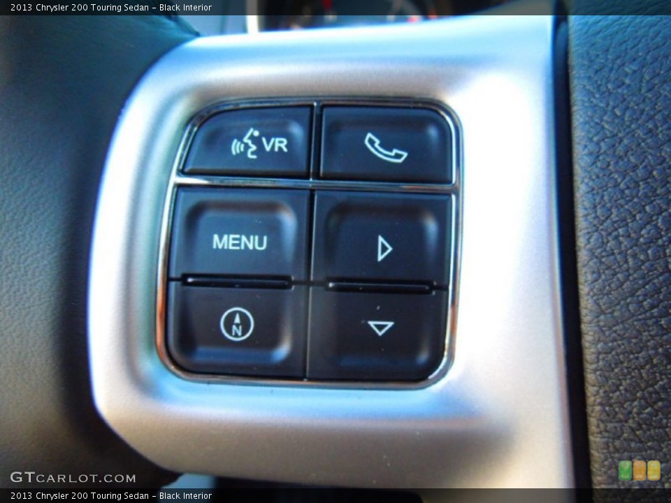 Black Interior Controls for the 2013 Chrysler 200 Touring Sedan #75476522