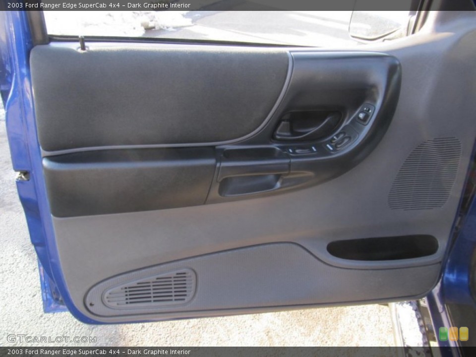 Dark Graphite Interior Door Panel for the 2003 Ford Ranger Edge SuperCab 4x4 #75477995