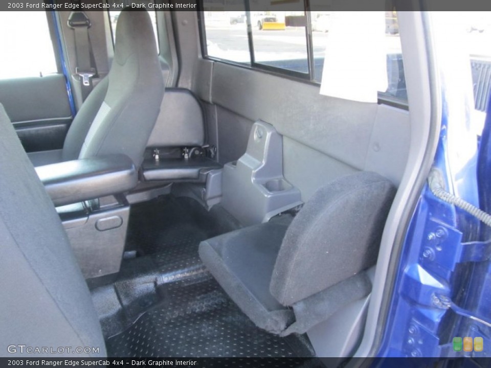 Dark Graphite Interior Rear Seat for the 2003 Ford Ranger Edge SuperCab 4x4 #75478031