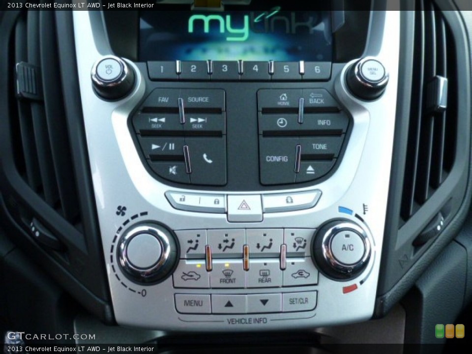 Jet Black Interior Controls for the 2013 Chevrolet Equinox LT AWD #75478549