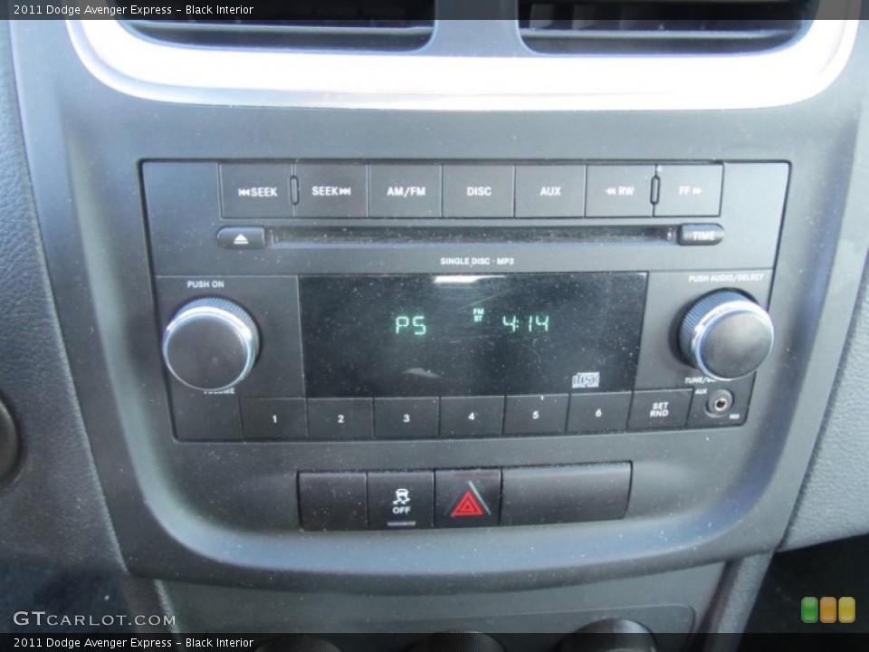 Black Interior Audio System for the 2011 Dodge Avenger Express #75478714