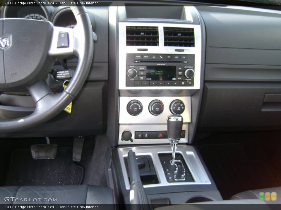 Dark Slate Gray Interior Controls for the 2011 Dodge Nitro Shock 4x4 #75478814