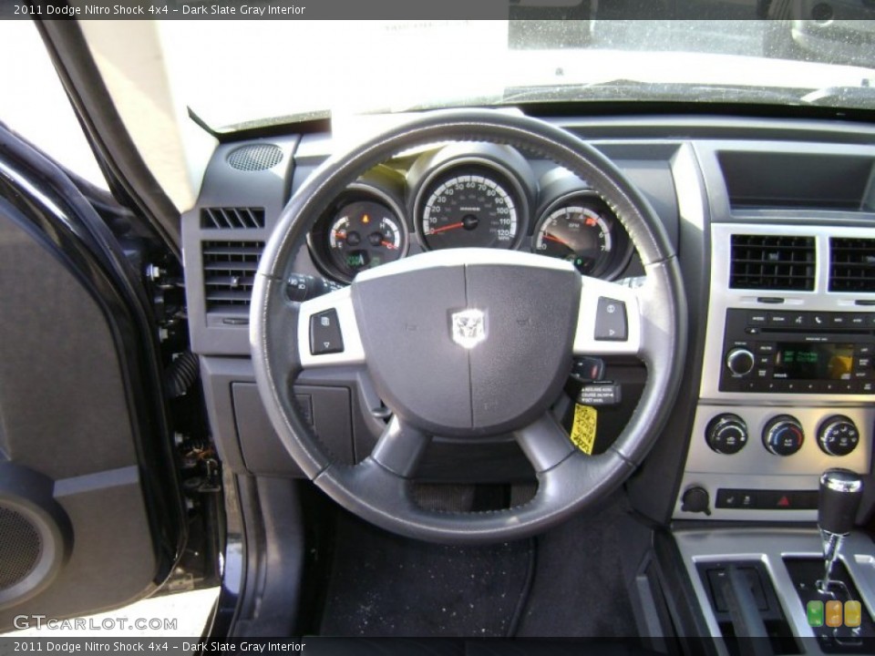Dark Slate Gray Interior Steering Wheel for the 2011 Dodge Nitro Shock 4x4 #75478832