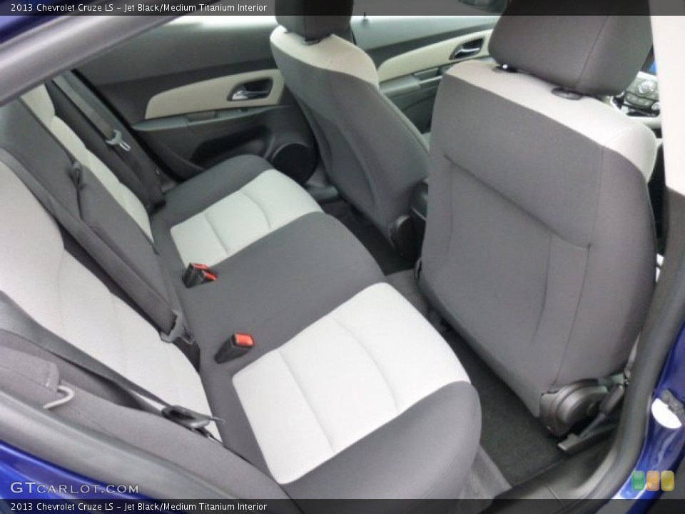 Jet Black/Medium Titanium Interior Rear Seat for the 2013 Chevrolet Cruze LS #75480788