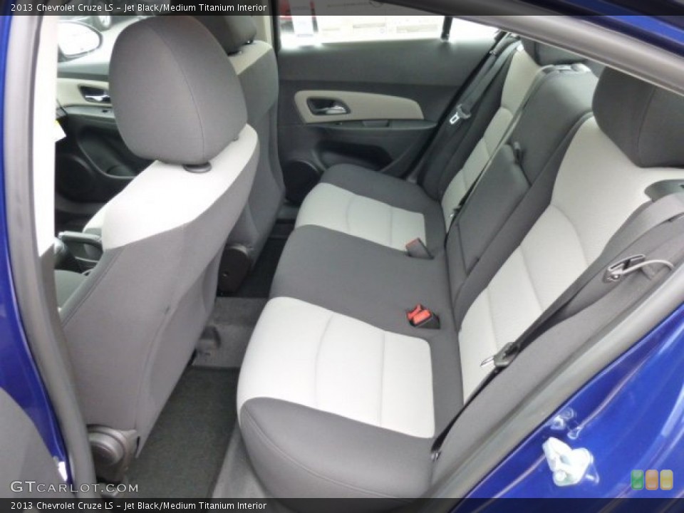 Jet Black/Medium Titanium Interior Rear Seat for the 2013 Chevrolet Cruze LS #75480804
