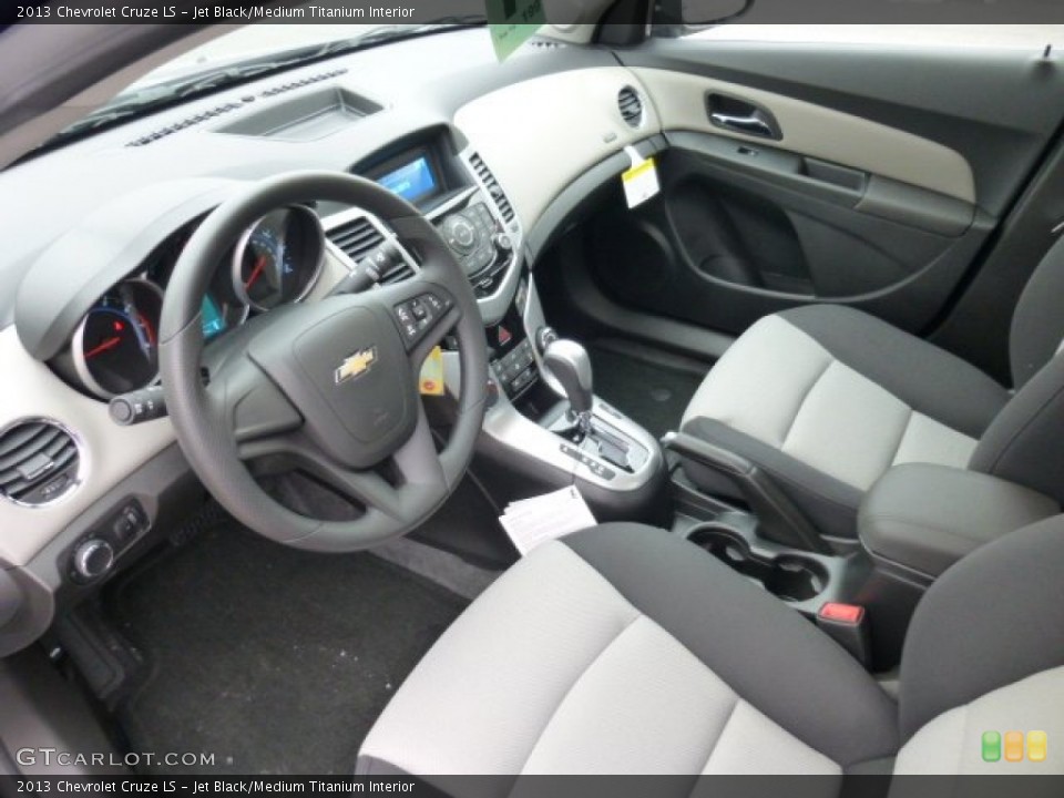 Jet Black/Medium Titanium Interior Prime Interior for the 2013 Chevrolet Cruze LS #75480857