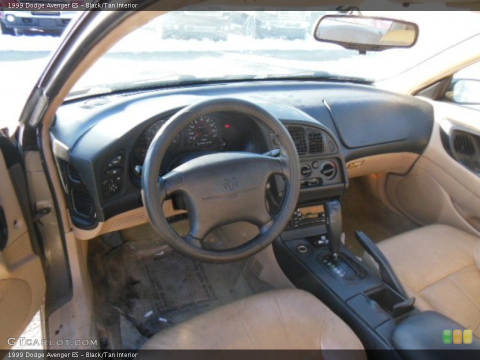 Black/Tan 1999 Dodge Avenger Interiors