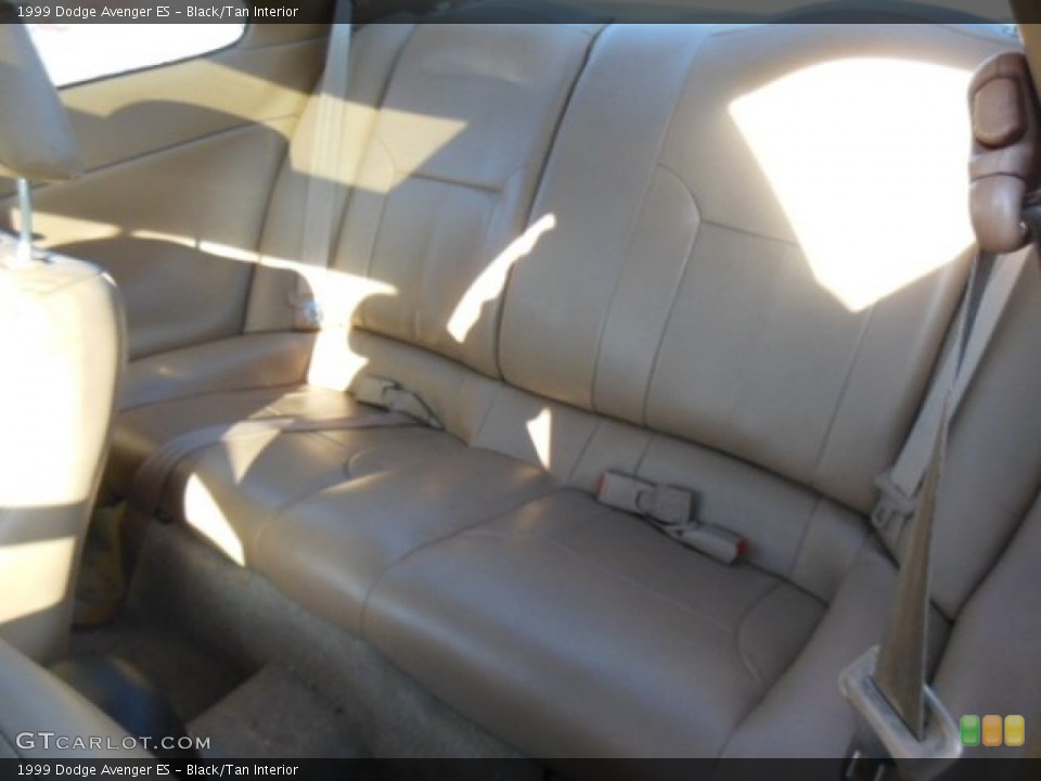 Black/Tan Interior Rear Seat for the 1999 Dodge Avenger ES #75481003