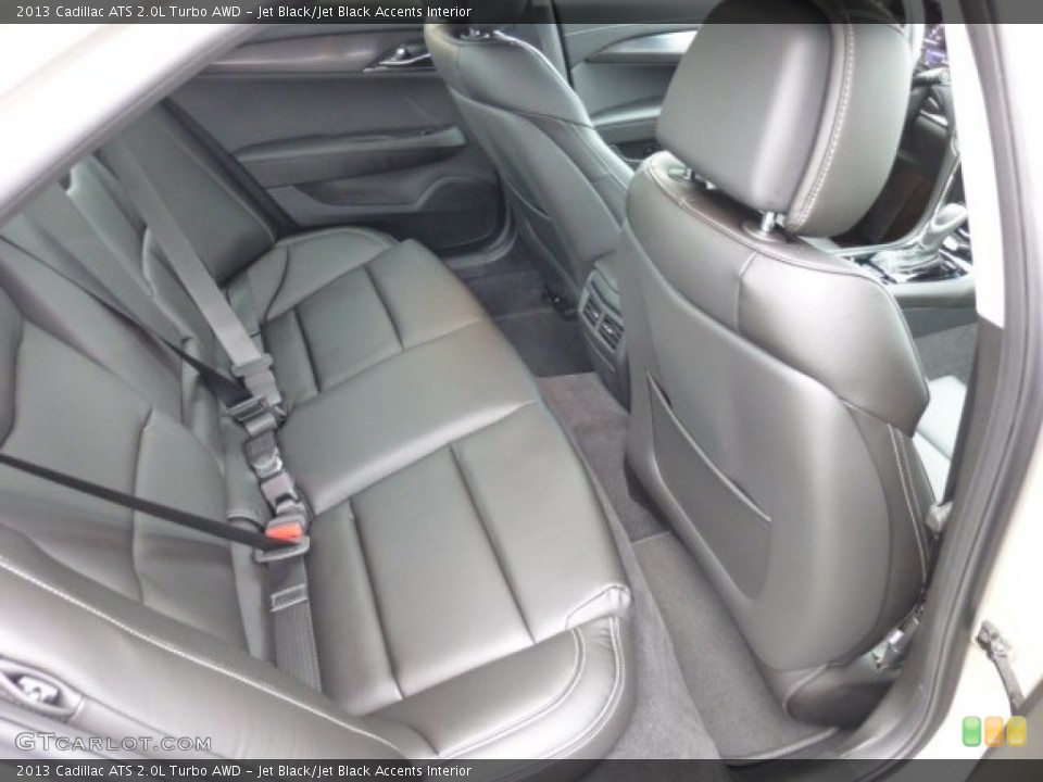 Jet Black/Jet Black Accents Interior Rear Seat for the 2013 Cadillac ATS 2.0L Turbo AWD #75481655