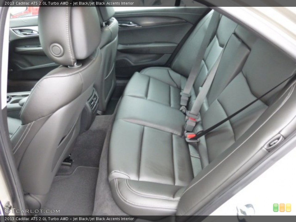 Jet Black/Jet Black Accents Interior Rear Seat for the 2013 Cadillac ATS 2.0L Turbo AWD #75481671