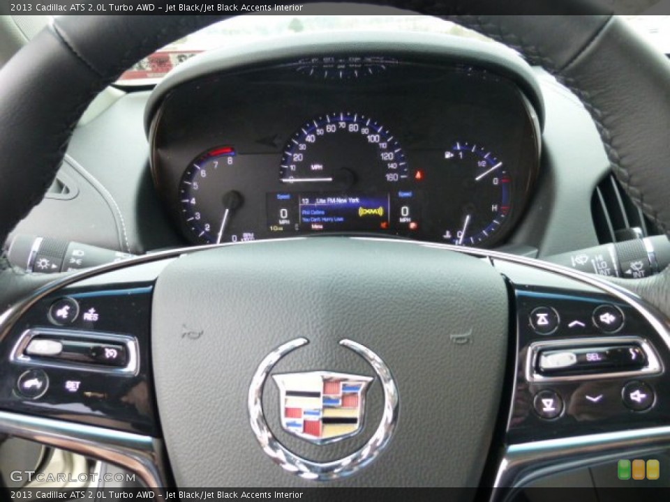Jet Black/Jet Black Accents Interior Controls for the 2013 Cadillac ATS 2.0L Turbo AWD #75481771