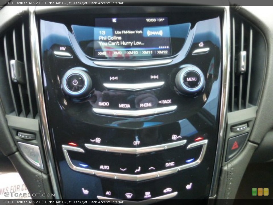 Jet Black/Jet Black Accents Interior Controls for the 2013 Cadillac ATS 2.0L Turbo AWD #75481793