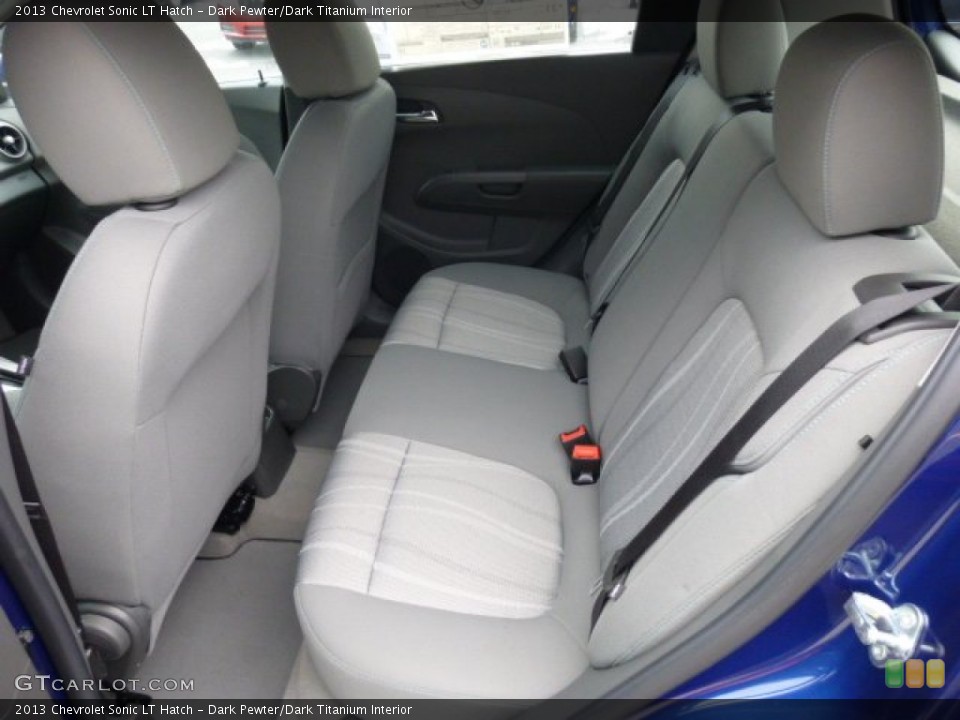 Dark Pewter/Dark Titanium Interior Rear Seat for the 2013 Chevrolet Sonic LT Hatch #75482499