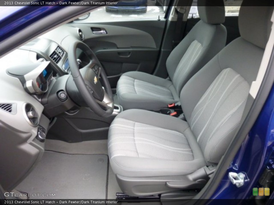 Dark Pewter/Dark Titanium Interior Front Seat for the 2013 Chevrolet Sonic LT Hatch #75482537