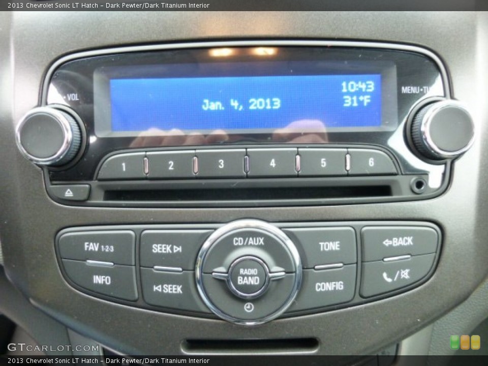 Dark Pewter/Dark Titanium Interior Controls for the 2013 Chevrolet Sonic LT Hatch #75482594