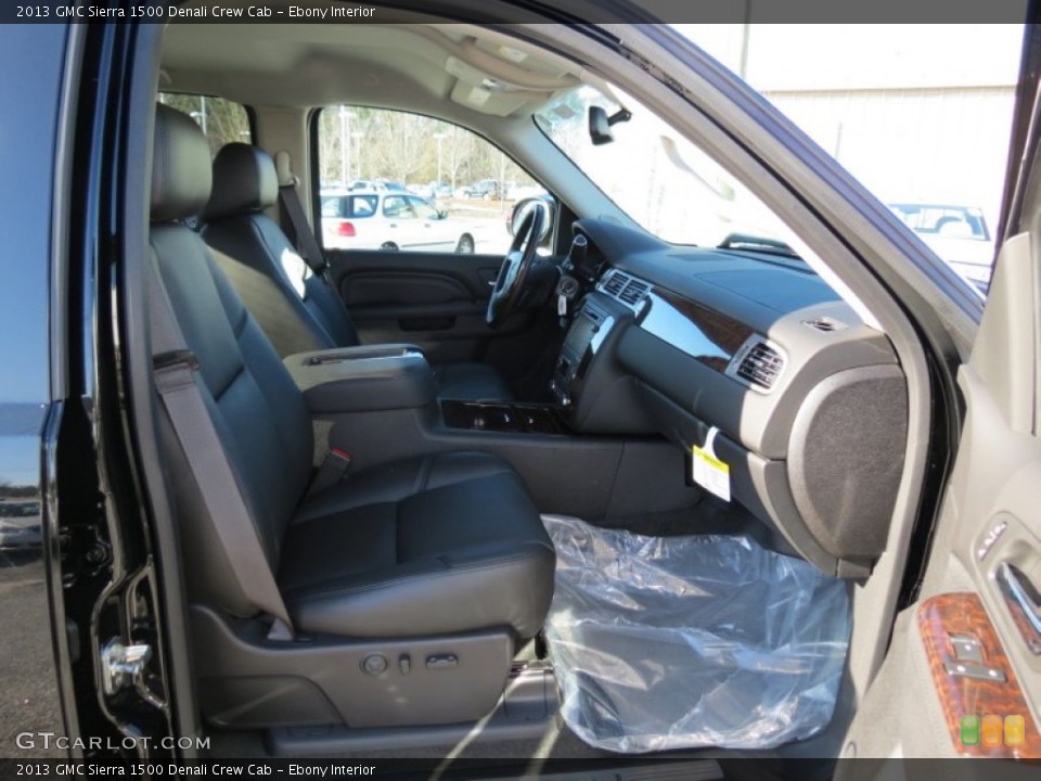 Ebony Interior Photo for the 2013 GMC Sierra 1500 Denali Crew Cab #75484251
